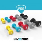Livepro Studio Colored Dumbbells- Странични рачни тегови  1-5 кг